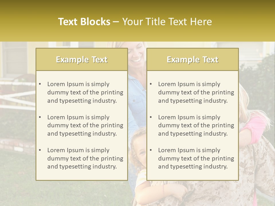 Loan House Small PowerPoint Template