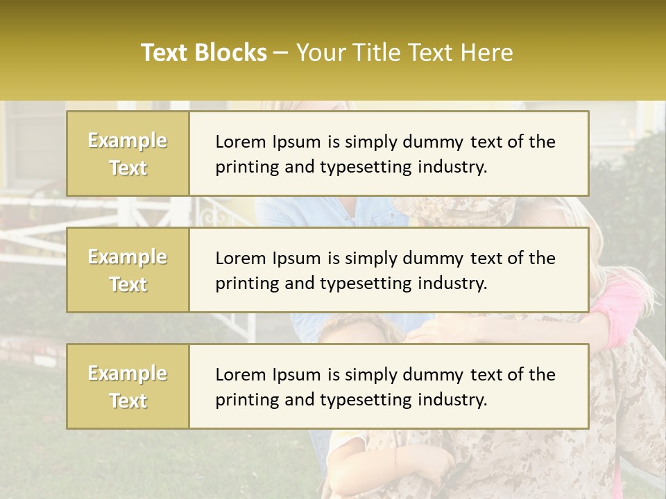 Loan House Small PowerPoint Template