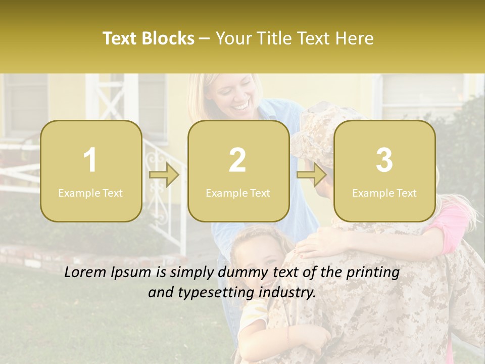 Loan House Small PowerPoint Template