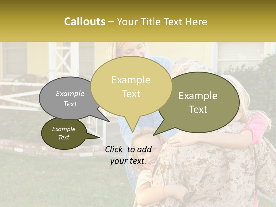 Loan House Small PowerPoint Template