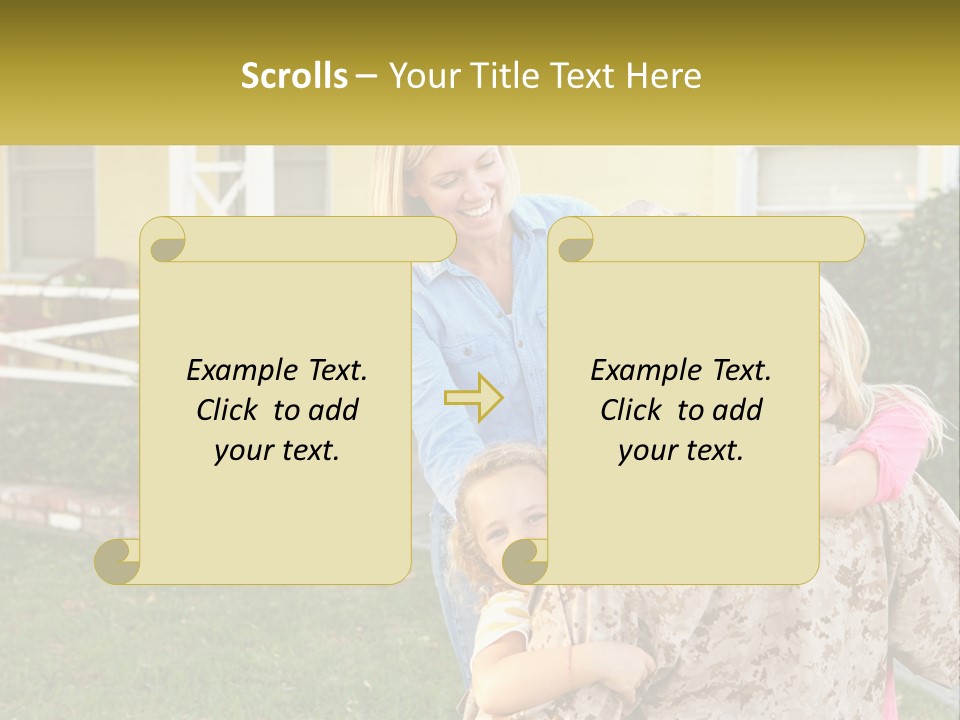 Loan House Small PowerPoint Template