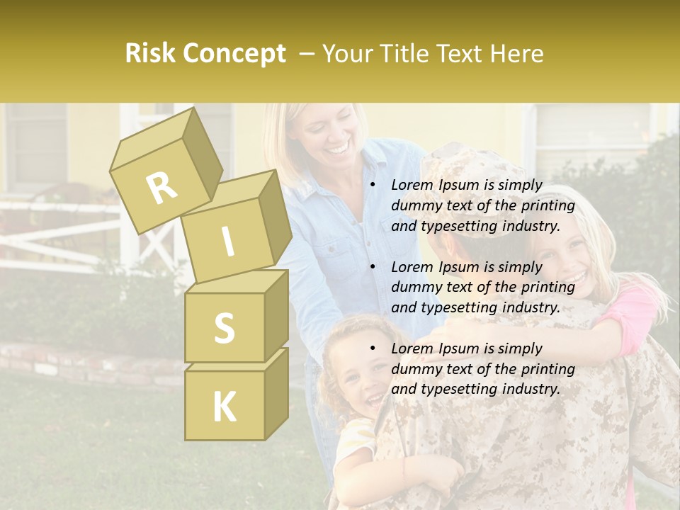 Loan House Small PowerPoint Template