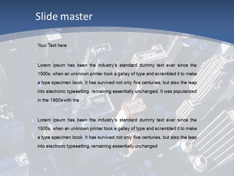 Selling Blue Sky Holding PowerPoint Template