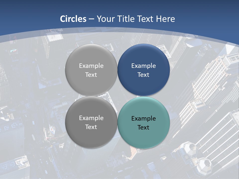 Selling Blue Sky Holding PowerPoint Template