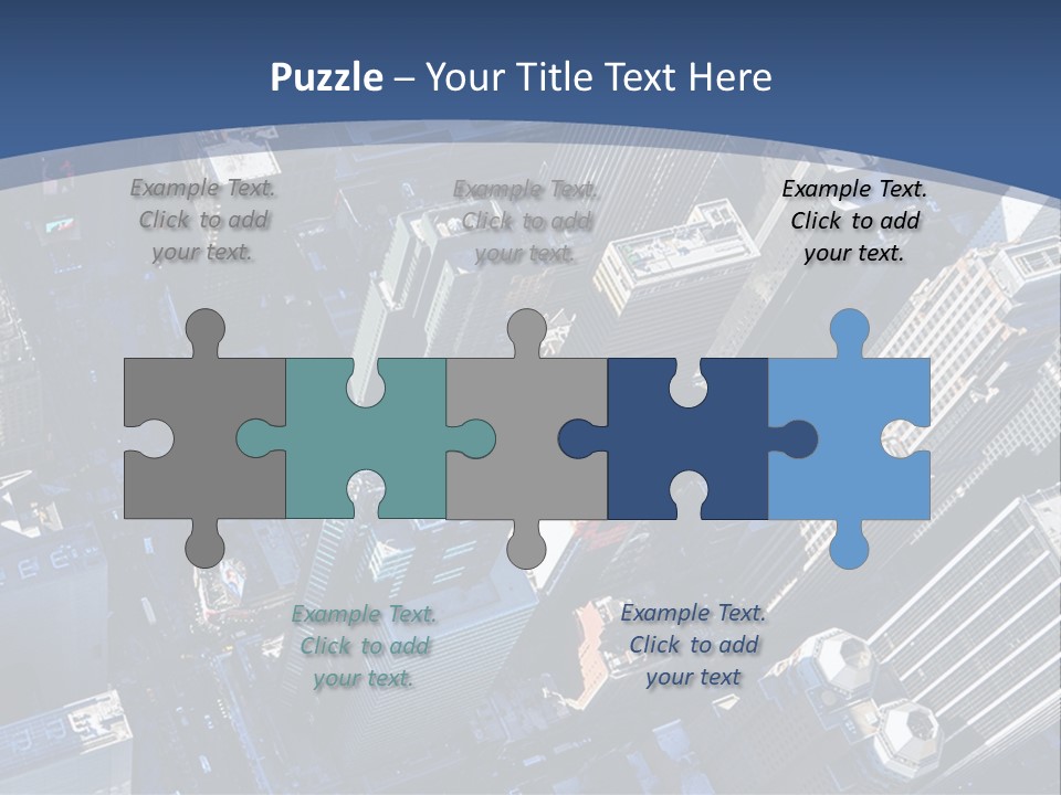 Selling Blue Sky Holding PowerPoint Template