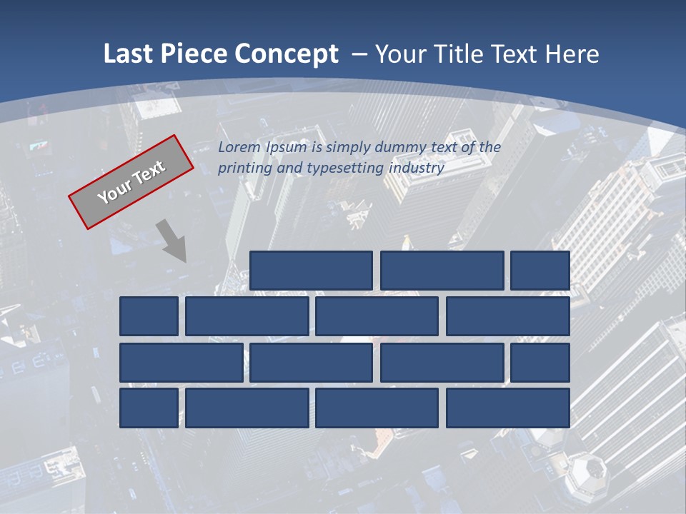 Selling Blue Sky Holding PowerPoint Template