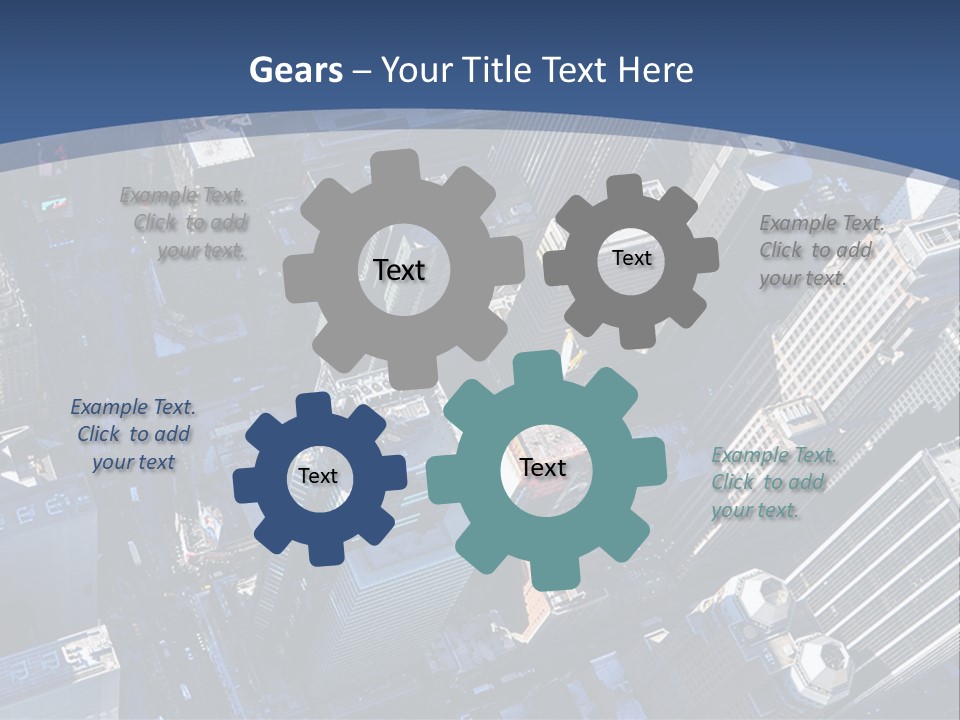 Selling Blue Sky Holding PowerPoint Template