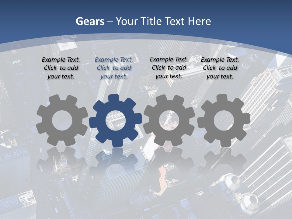 Selling Blue Sky Holding PowerPoint Template