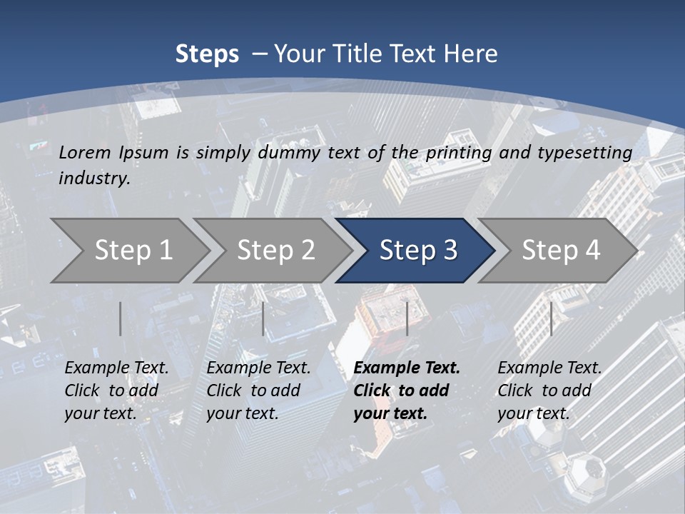 Selling Blue Sky Holding PowerPoint Template