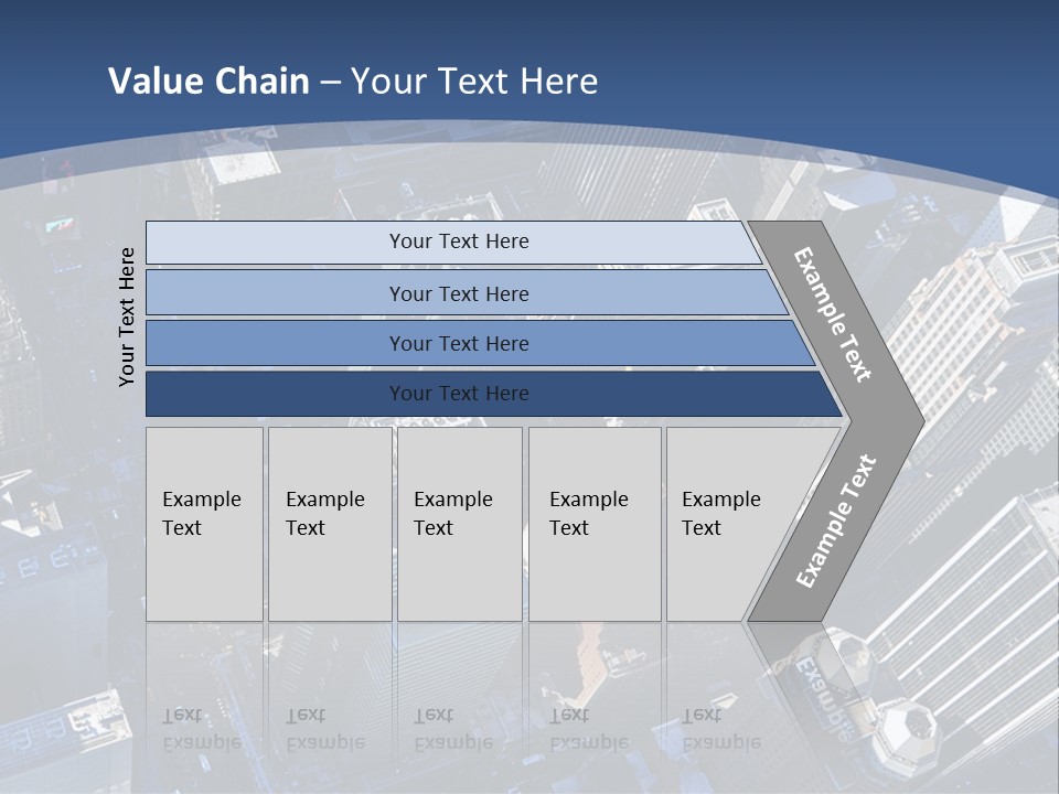 Selling Blue Sky Holding PowerPoint Template