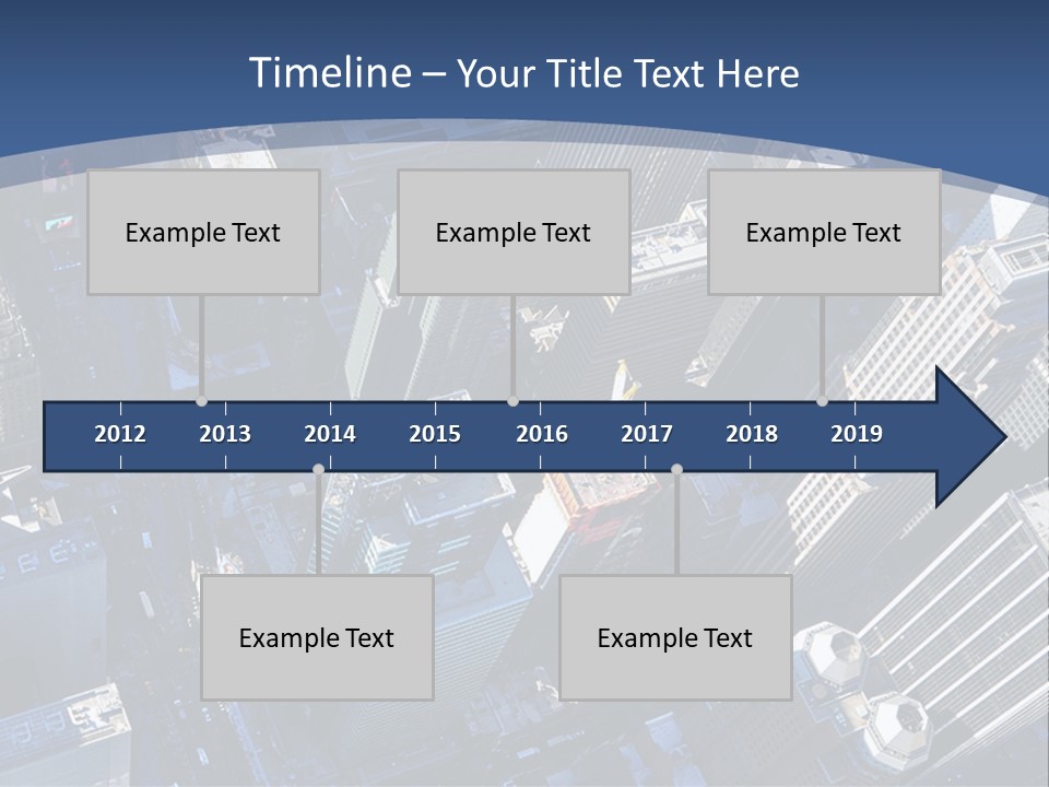 Selling Blue Sky Holding PowerPoint Template