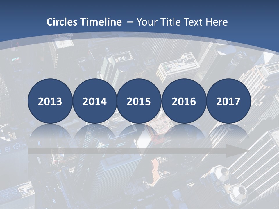 Selling Blue Sky Holding PowerPoint Template