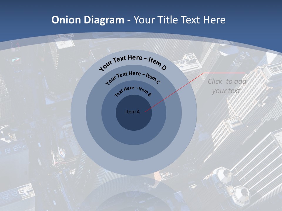 Selling Blue Sky Holding PowerPoint Template