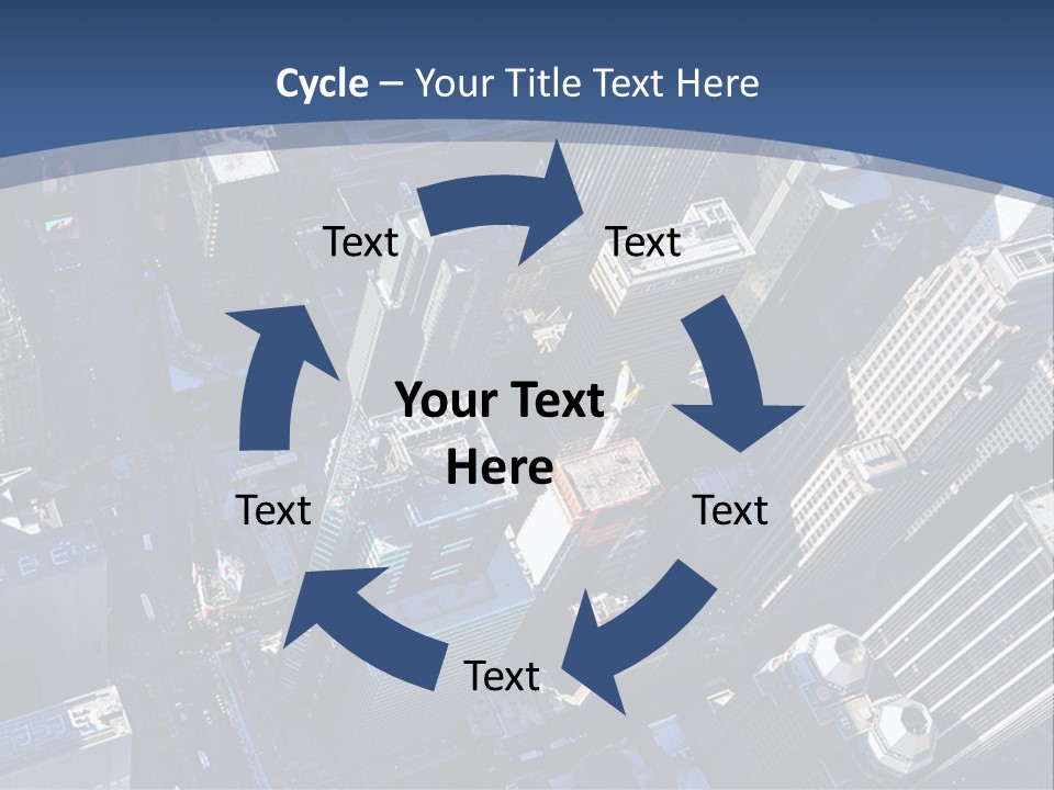 Selling Blue Sky Holding PowerPoint Template
