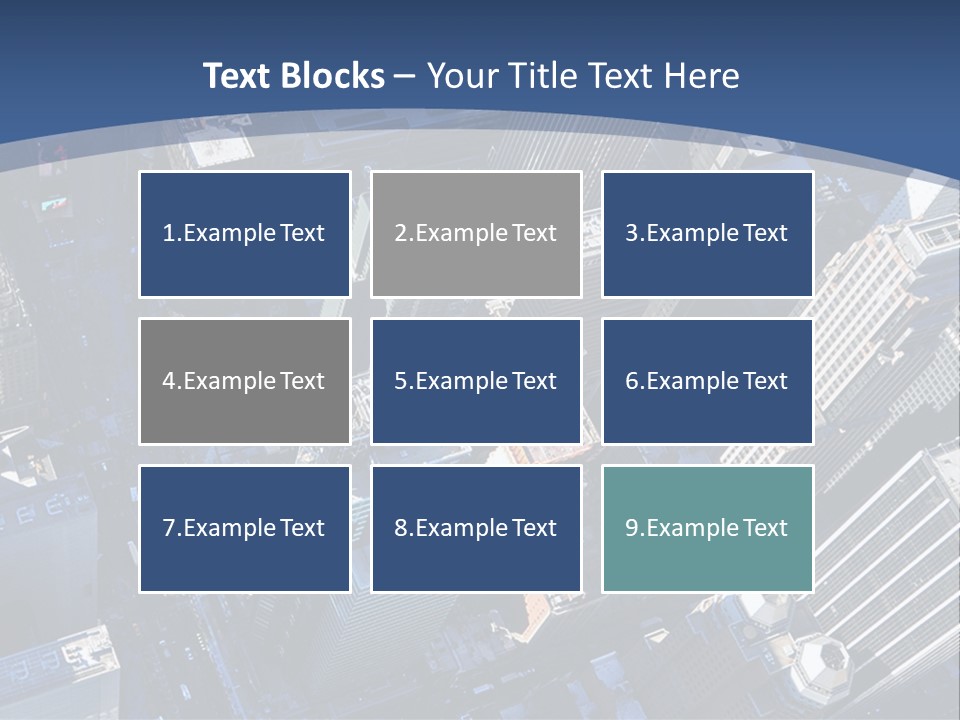 Selling Blue Sky Holding PowerPoint Template