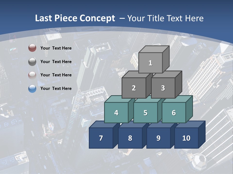 Selling Blue Sky Holding PowerPoint Template