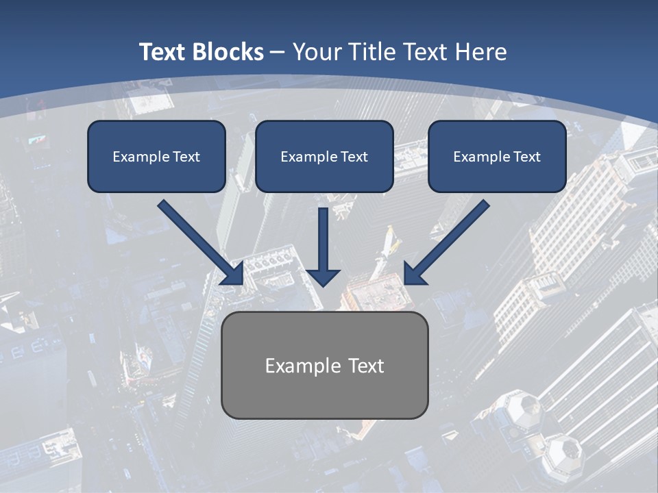 Selling Blue Sky Holding PowerPoint Template