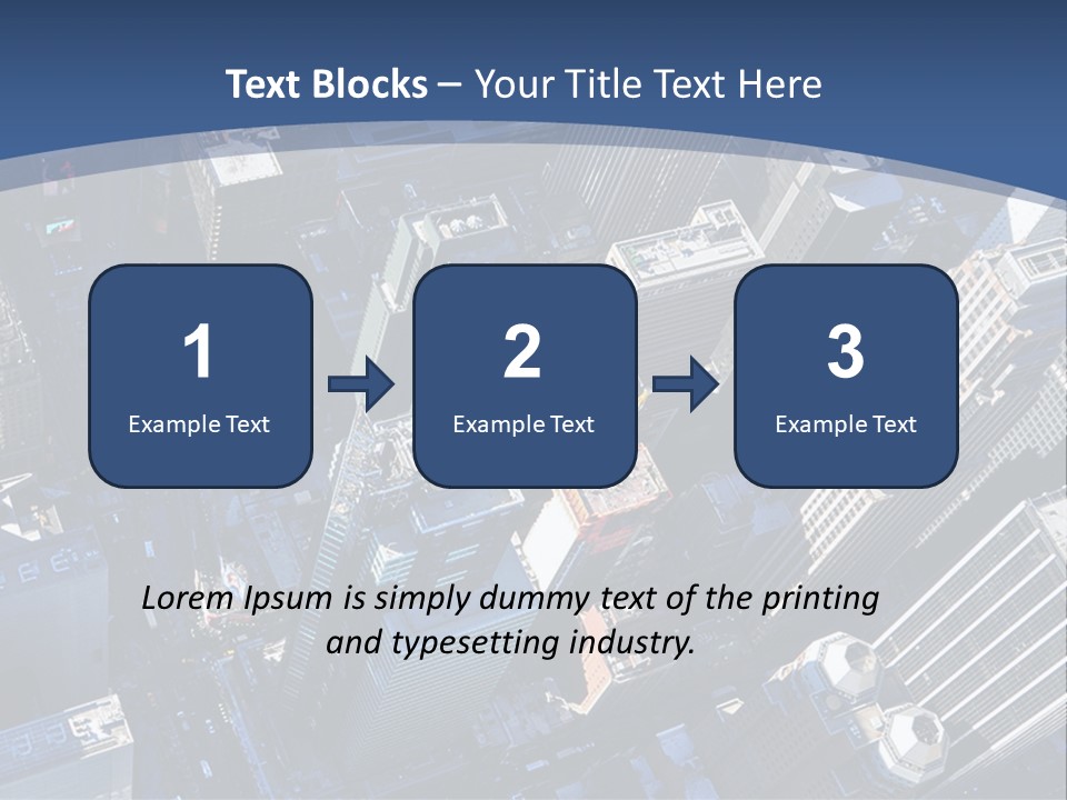 Selling Blue Sky Holding PowerPoint Template