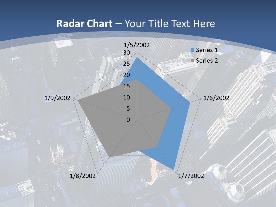 Selling Blue Sky Holding PowerPoint Template