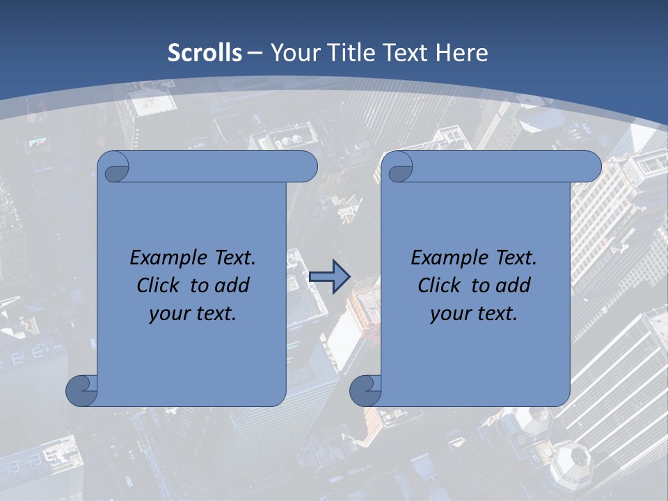 Selling Blue Sky Holding PowerPoint Template