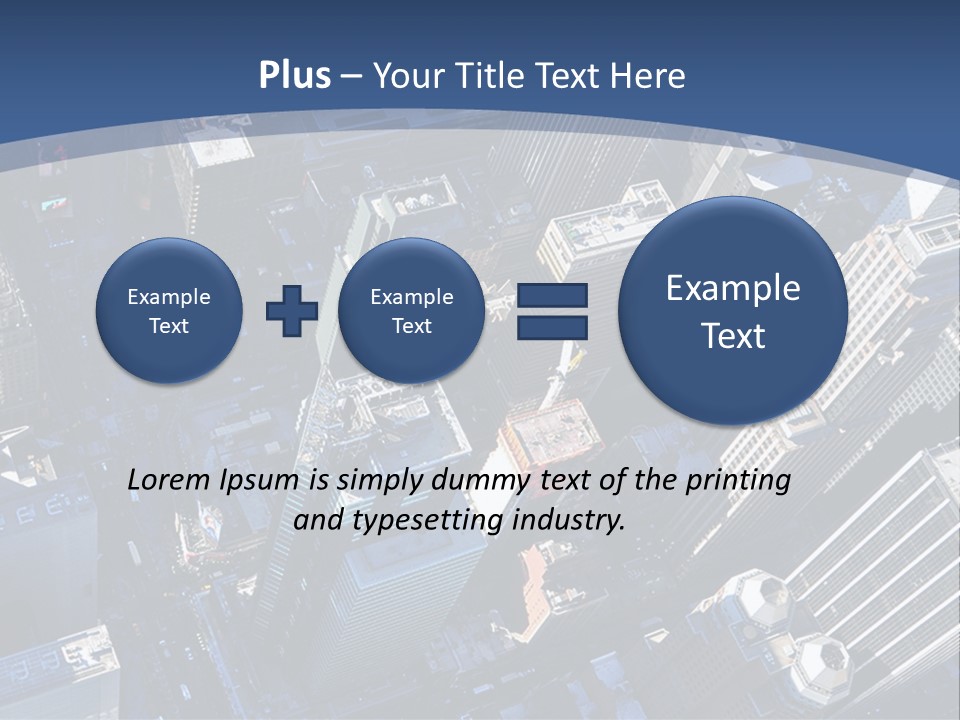 Selling Blue Sky Holding PowerPoint Template