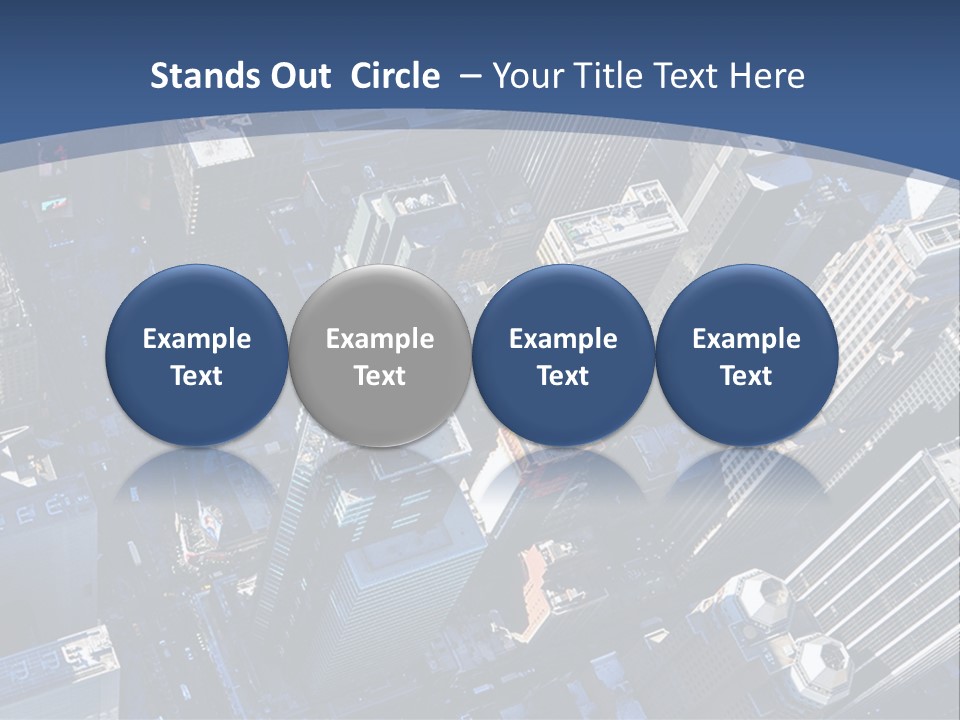 Selling Blue Sky Holding PowerPoint Template