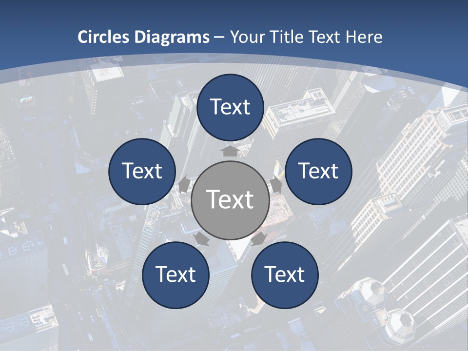 Selling Blue Sky Holding PowerPoint Template