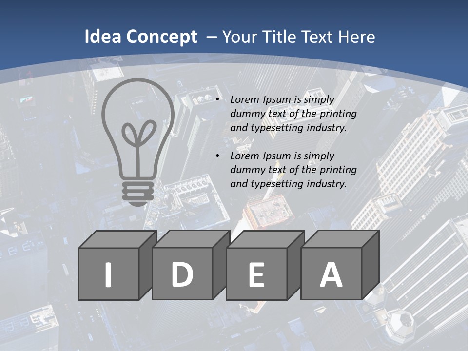 Selling Blue Sky Holding PowerPoint Template