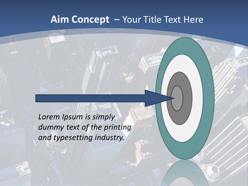 Selling Blue Sky Holding PowerPoint Template