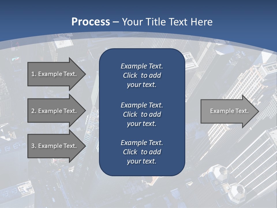 Selling Blue Sky Holding PowerPoint Template