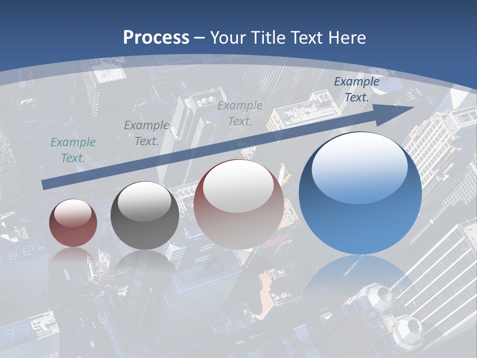Selling Blue Sky Holding PowerPoint Template