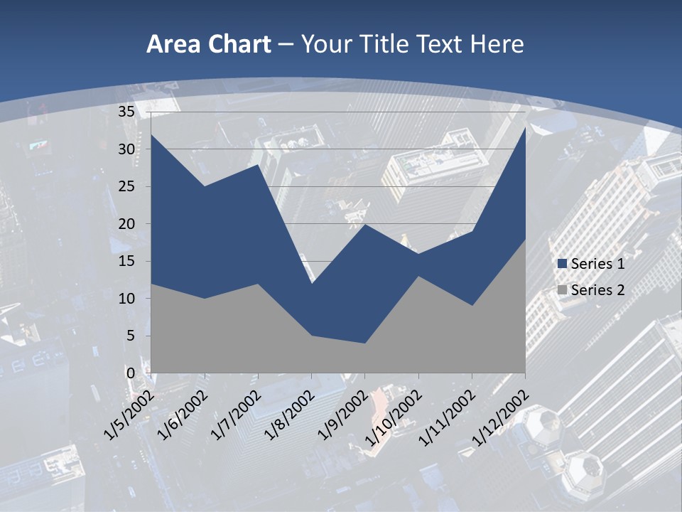 Selling Blue Sky Holding PowerPoint Template