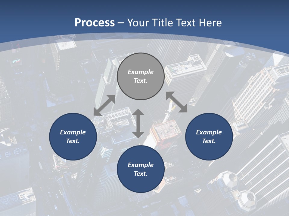 Selling Blue Sky Holding PowerPoint Template