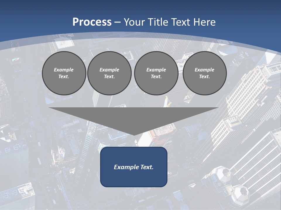 Selling Blue Sky Holding PowerPoint Template
