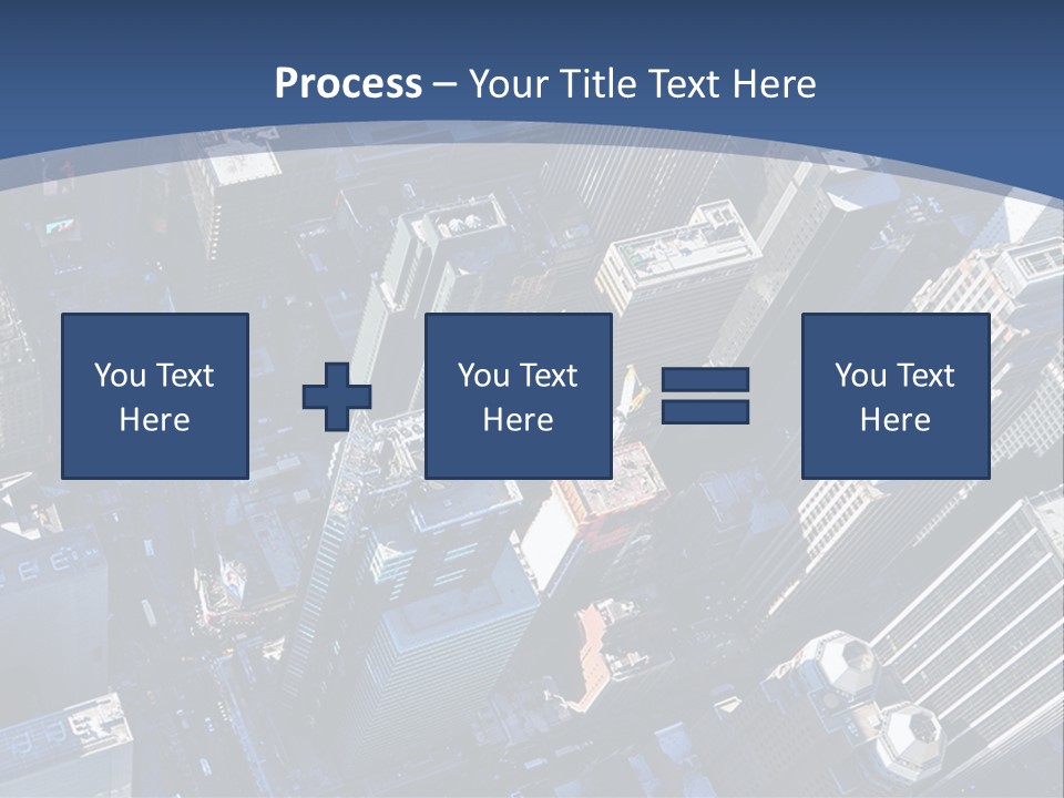 Selling Blue Sky Holding PowerPoint Template