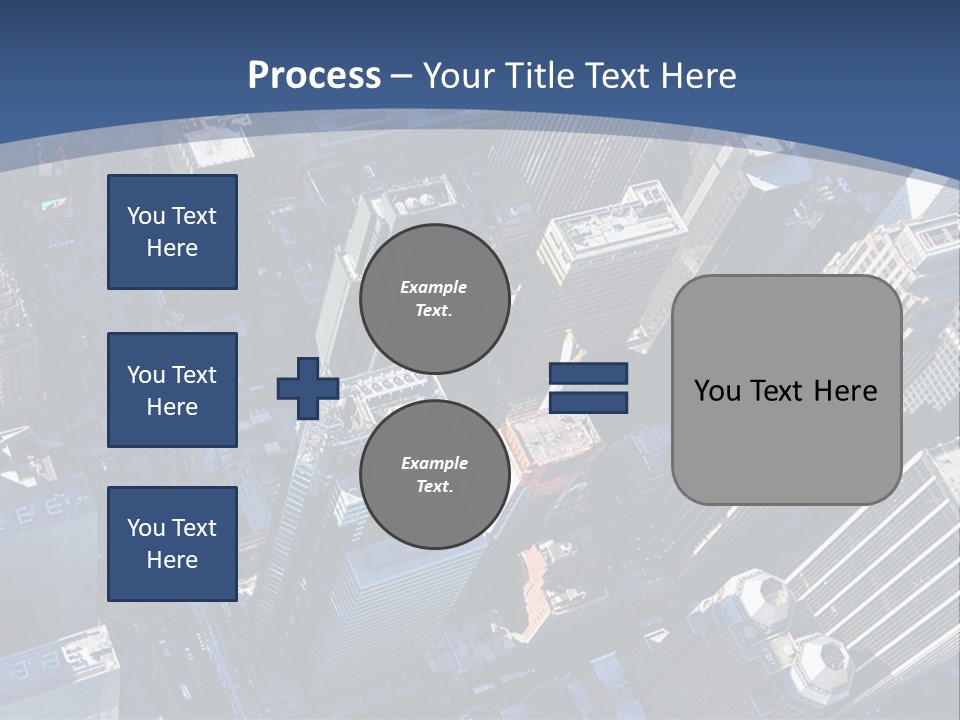 Selling Blue Sky Holding PowerPoint Template
