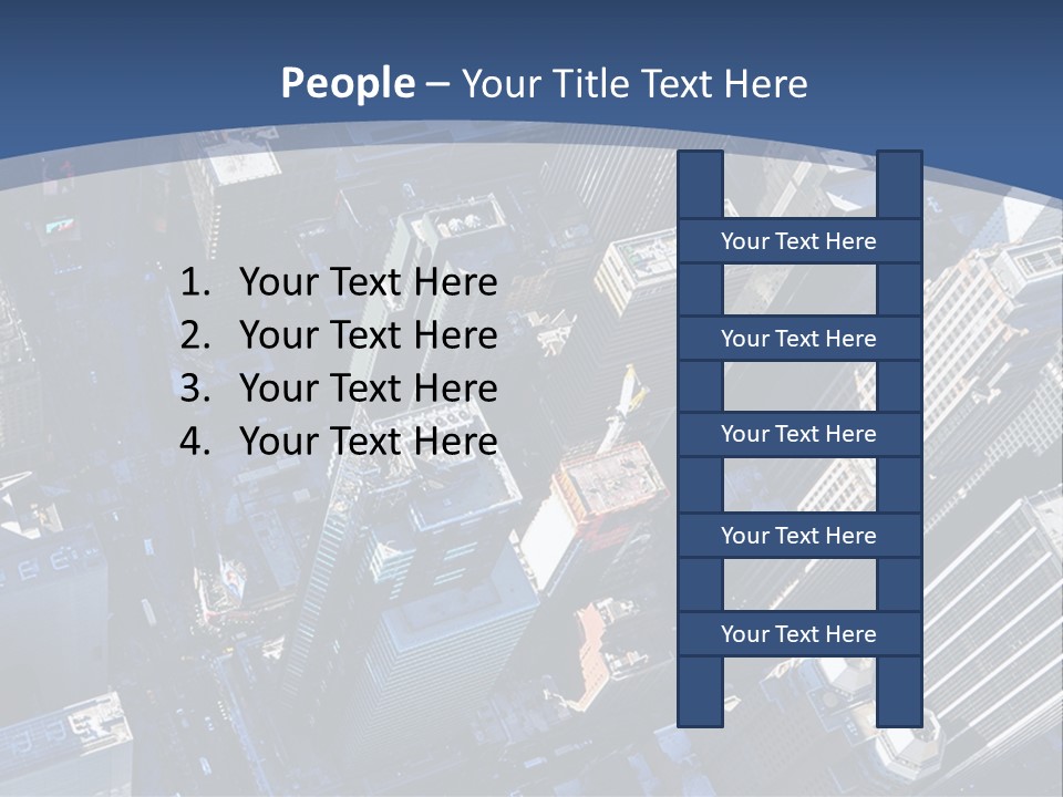 Selling Blue Sky Holding PowerPoint Template