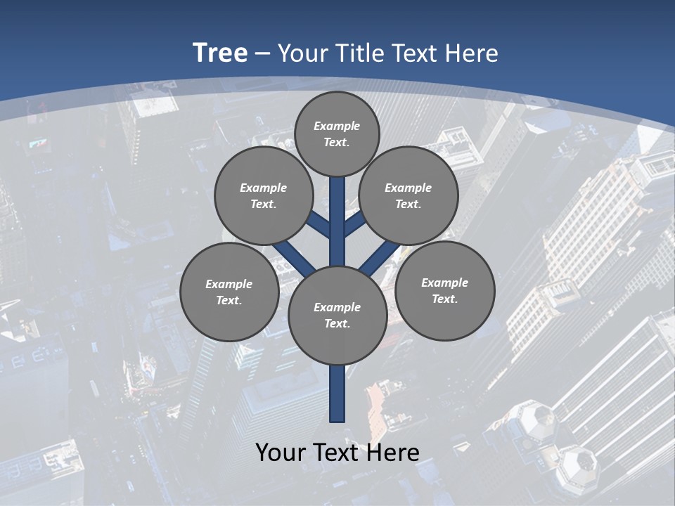 Selling Blue Sky Holding PowerPoint Template