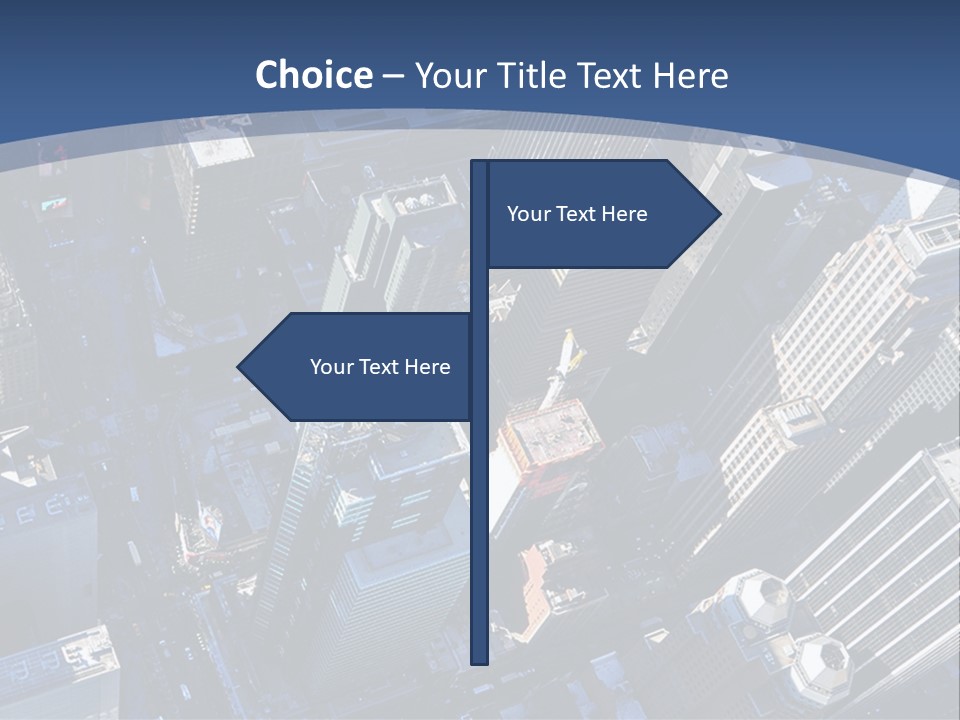 Selling Blue Sky Holding PowerPoint Template