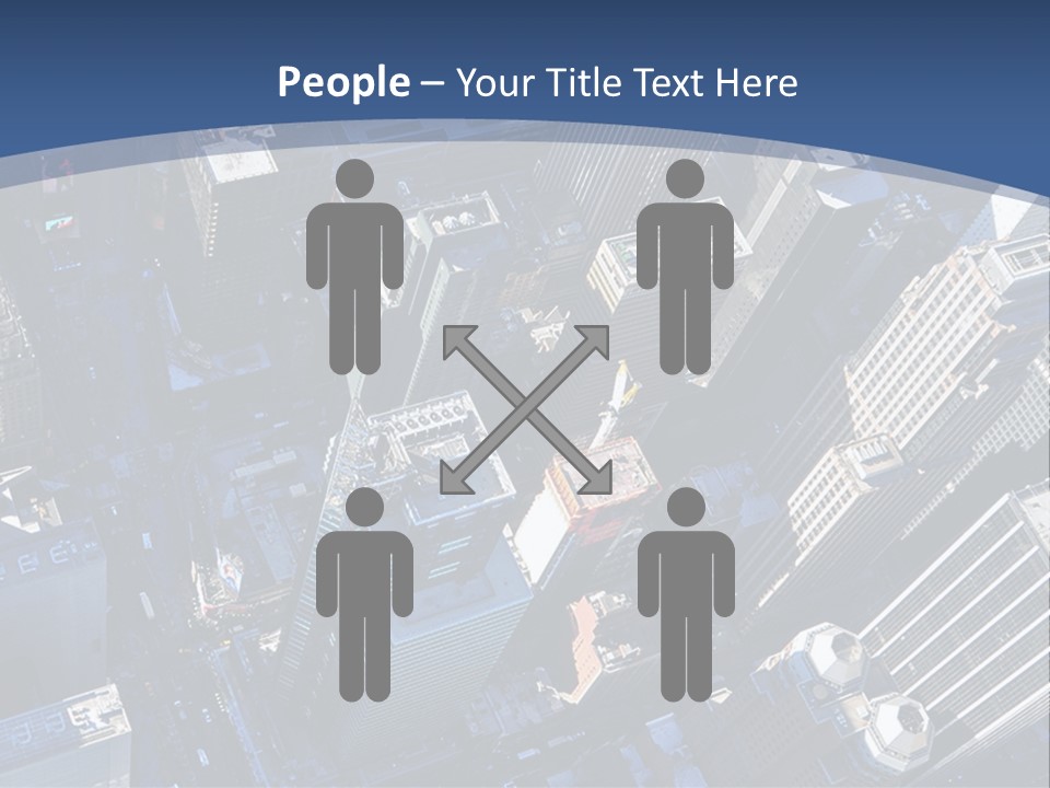 Selling Blue Sky Holding PowerPoint Template