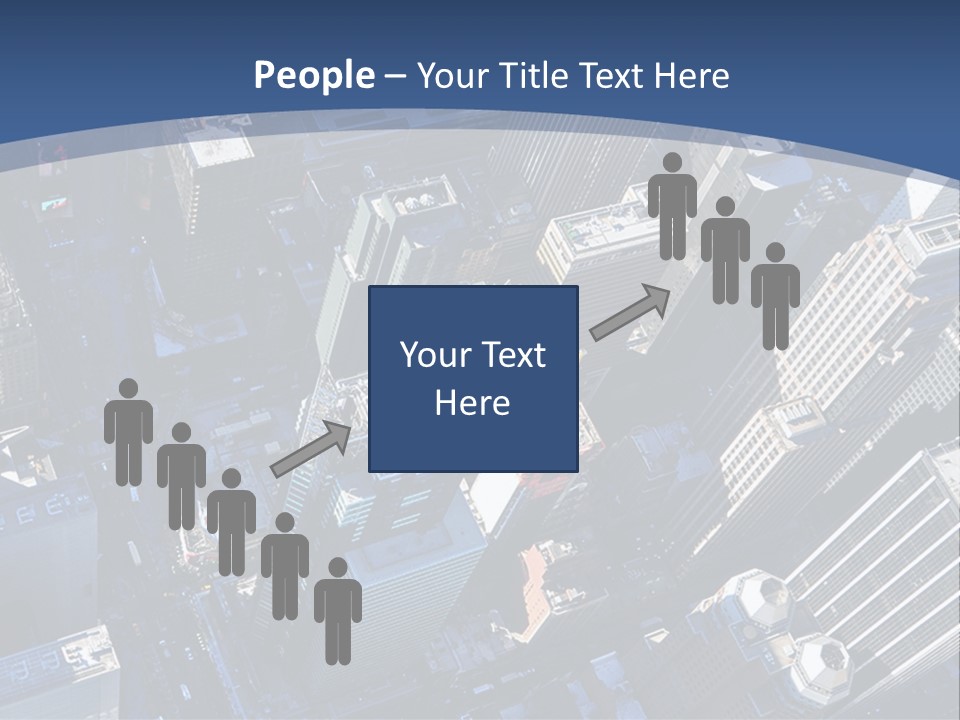 Selling Blue Sky Holding PowerPoint Template