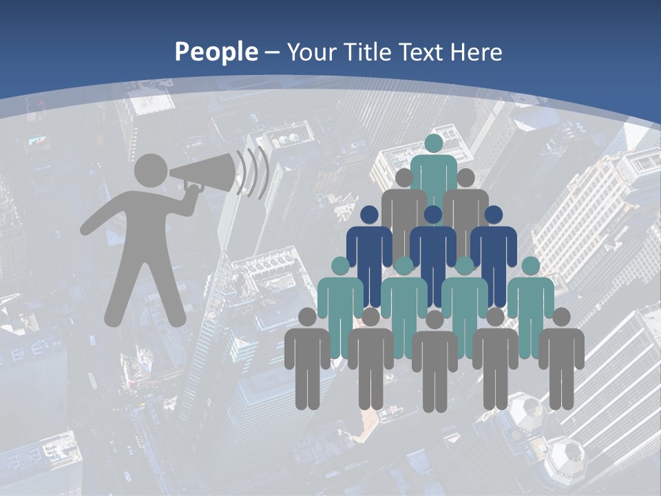 Selling Blue Sky Holding PowerPoint Template