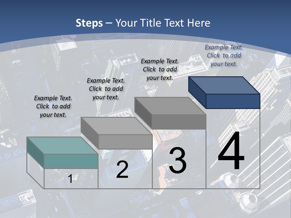 Selling Blue Sky Holding PowerPoint Template