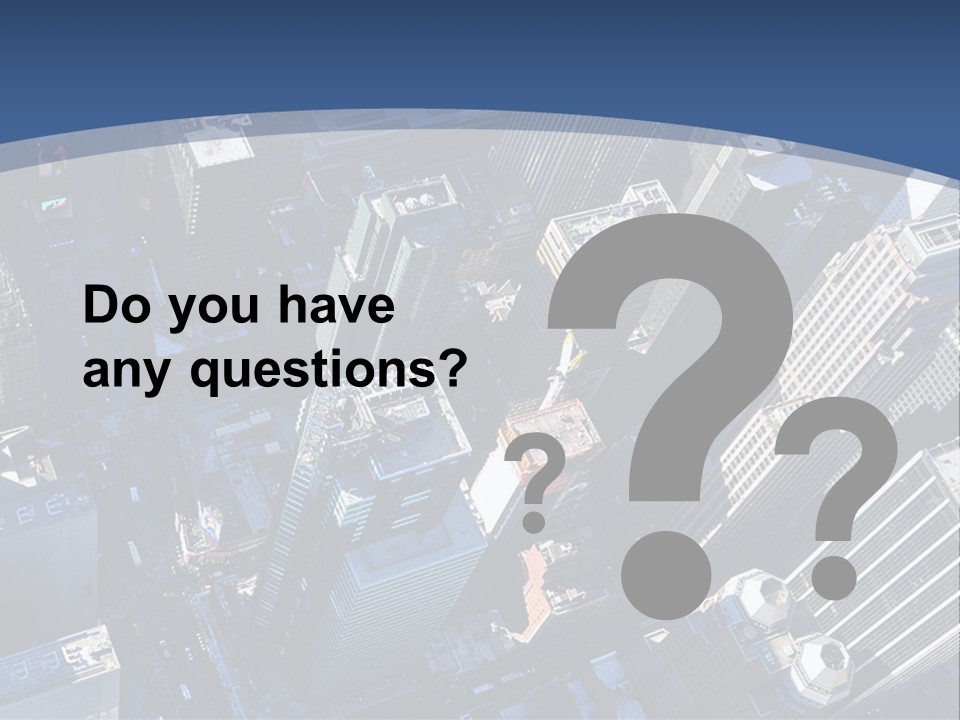 Selling Blue Sky Holding PowerPoint Template