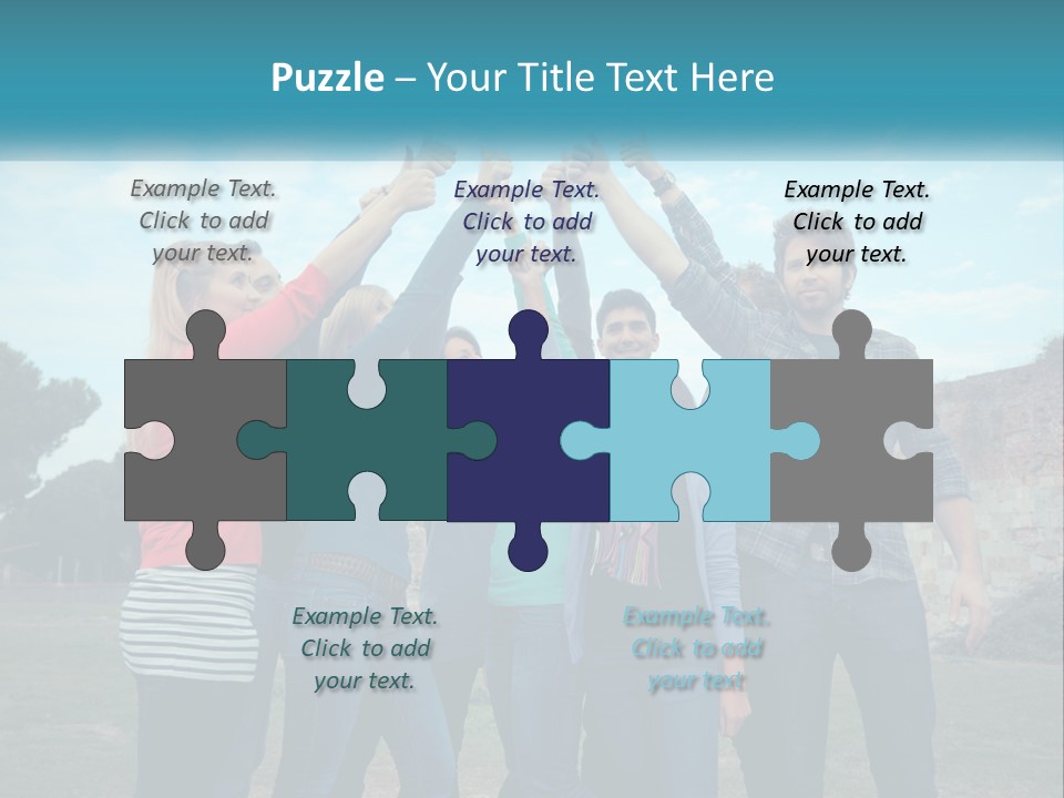 Green Architecture Cloud PowerPoint Template