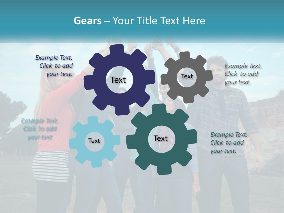Green Architecture Cloud PowerPoint Template