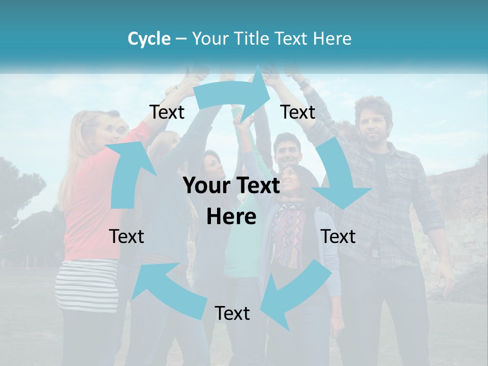 Green Architecture Cloud PowerPoint Template