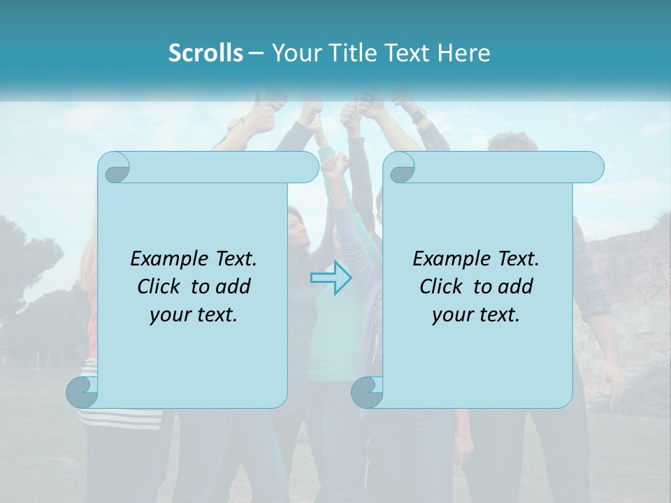Green Architecture Cloud PowerPoint Template