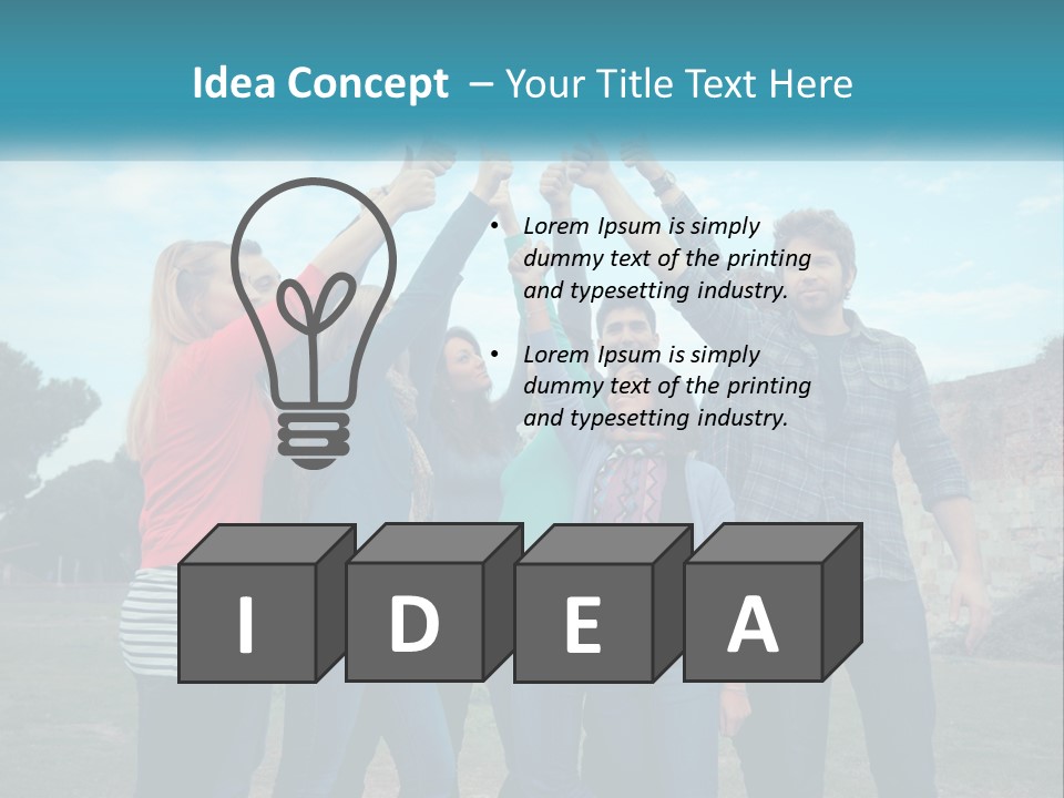 Green Architecture Cloud PowerPoint Template
