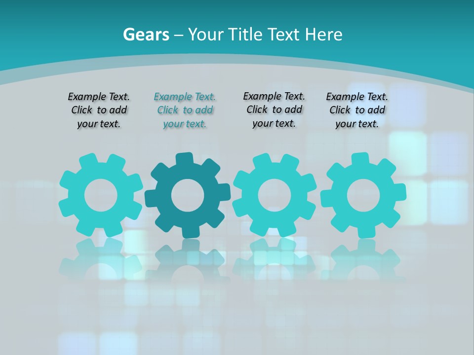 Background Blue Sky Made PowerPoint Template